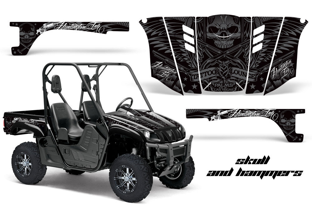 Skulls & Hammers Silver Design