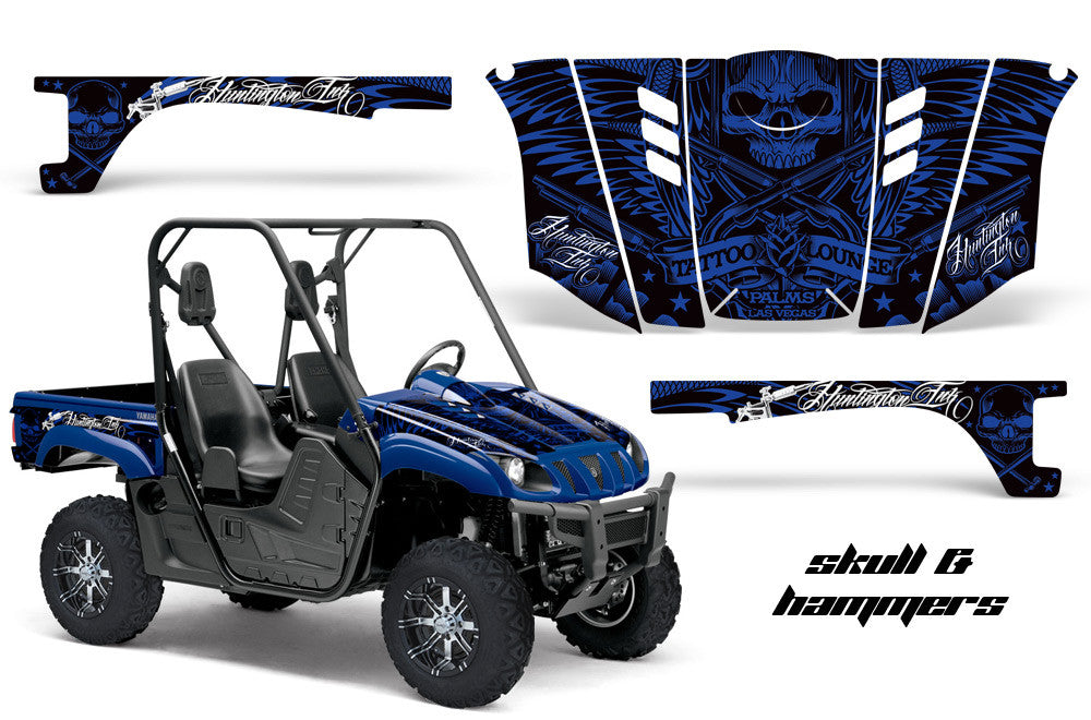 Skulls & Hammers Blue Design