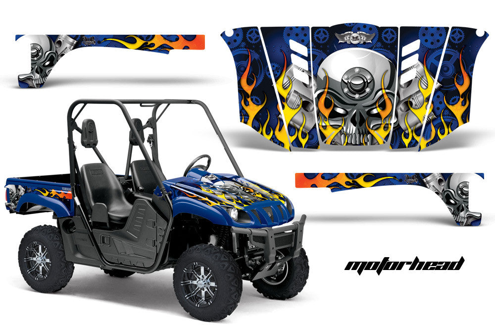 Motorhead in Blue Background