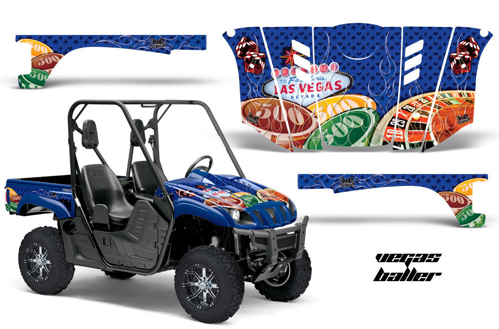 Vegas Baller in Blue Background