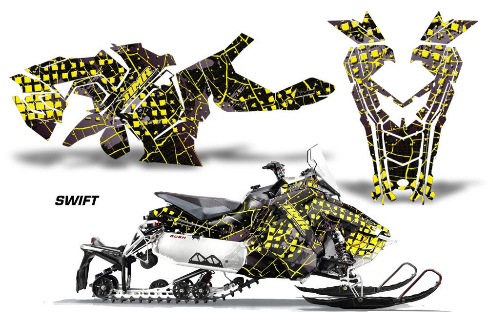 Swift - Black Background Yellow Design