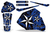 North Star - Blue Background White Design (85-00)