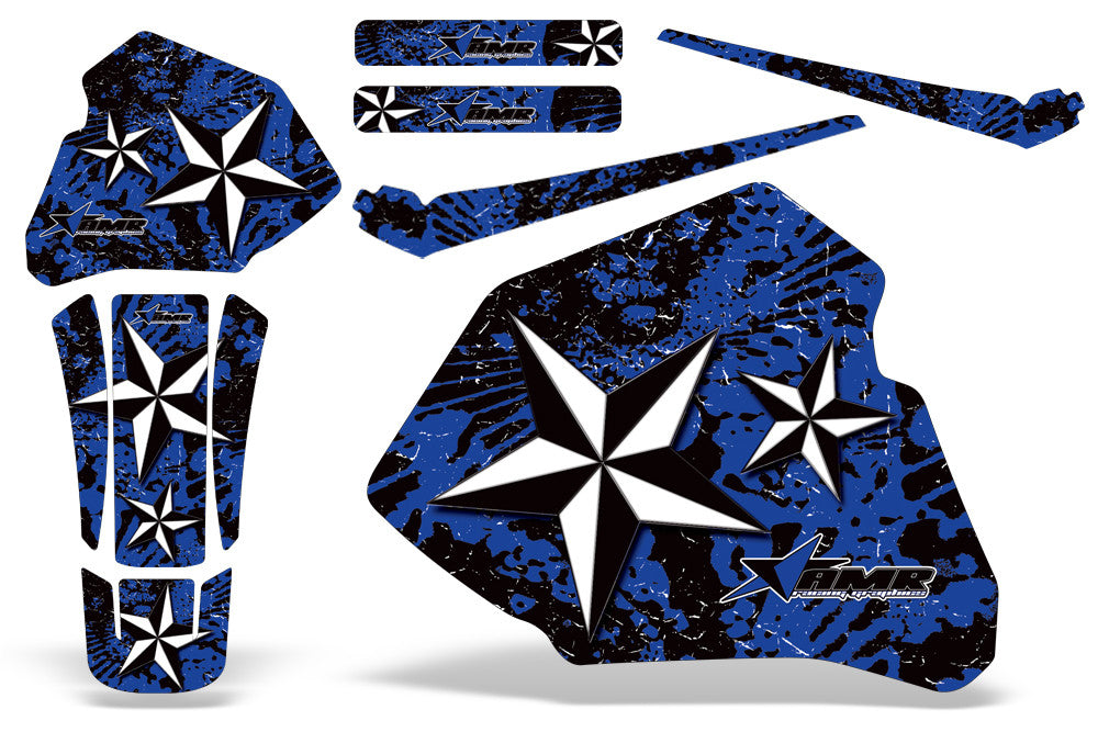 Noth Star - Blue Background White Design ('85-'00)