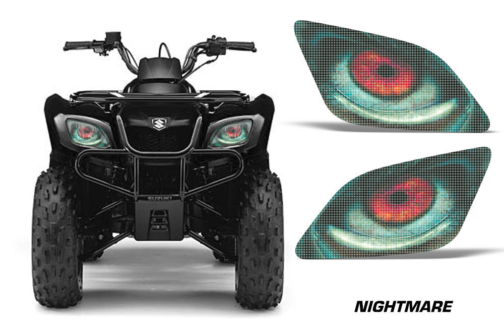 Suzuki Ozark 250 Quad Headlight Graphics - Invision Artworks