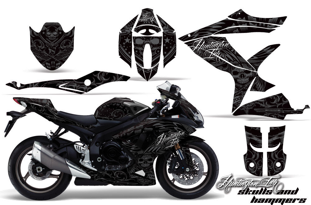 Skulls & Hammers in Silver Design