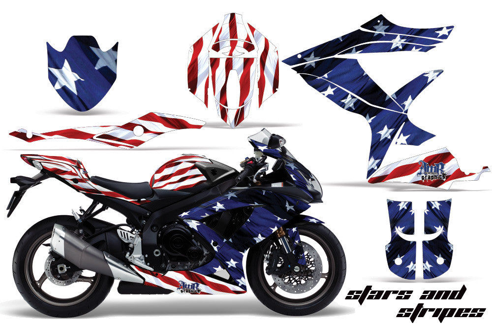 Suzuki Sport Bike Graphics GSXR 600 750 08 10 Invision Artworks Powersports Graphics