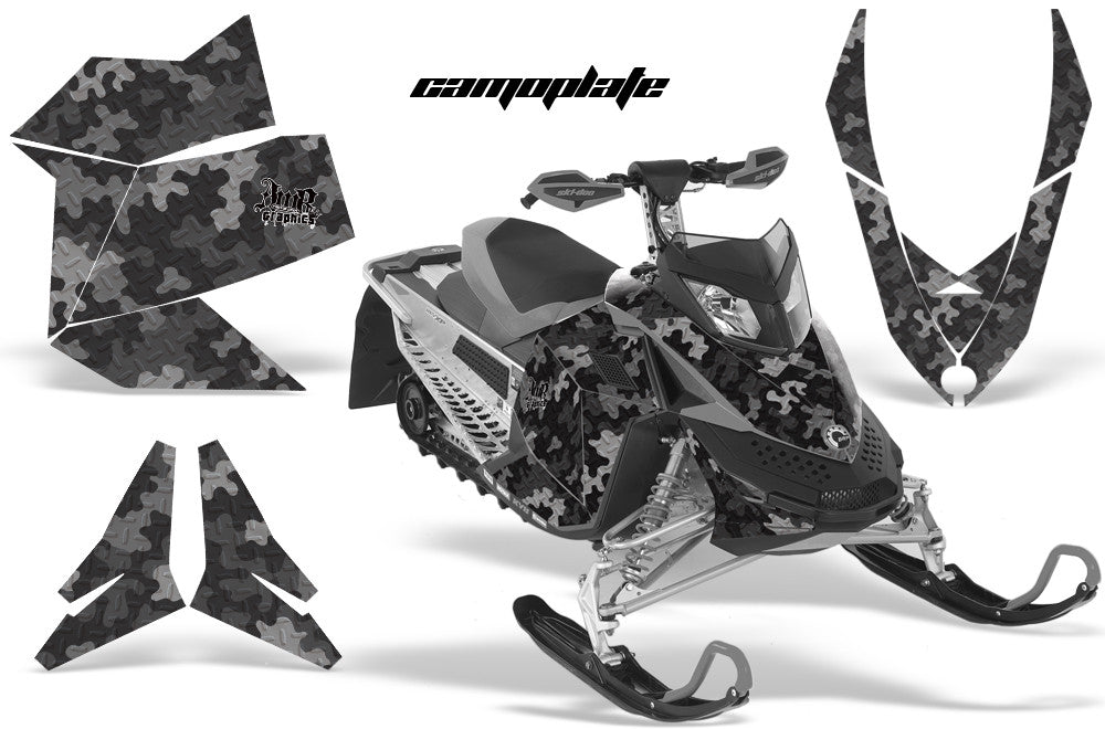 Ski Doo Rev XP Sled Snowmobile Graphic Wrap Kit (2008-2012)