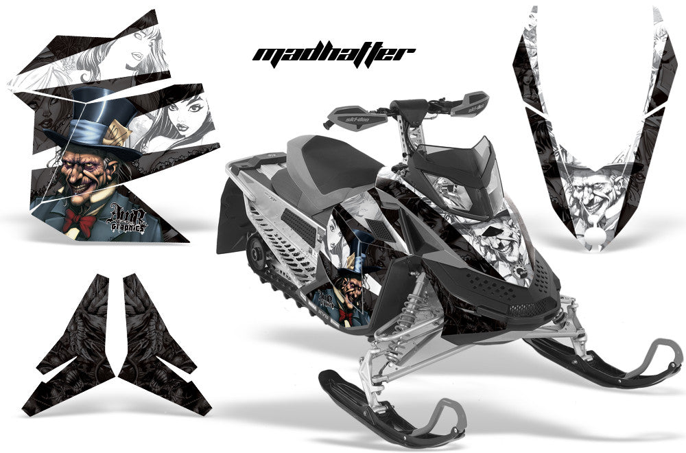 Ski Doo Rev XP Sled Snowmobile Graphic Wrap Kit (2008-2012)