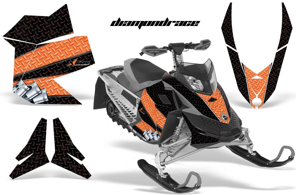 Ski Doo Rev XP Sled Snowmobile Graphic Wrap Kit (2008-2012)