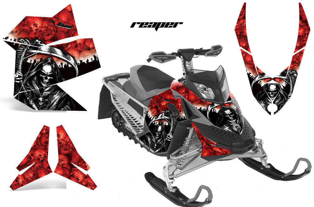 Ski Doo Rev XP Sled Snowmobile Graphic Wrap Kit (2008-2012)