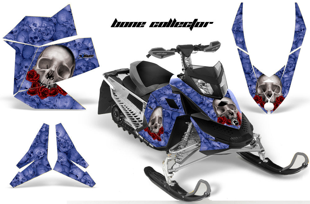 Ski Doo Rev XP Sled Snowmobile Graphic Wrap Kit (2008-2012)