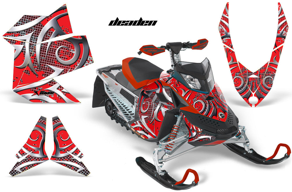 Ski Doo Rev XP Sled Snowmobile Graphic Wrap Kit (2008-2012)