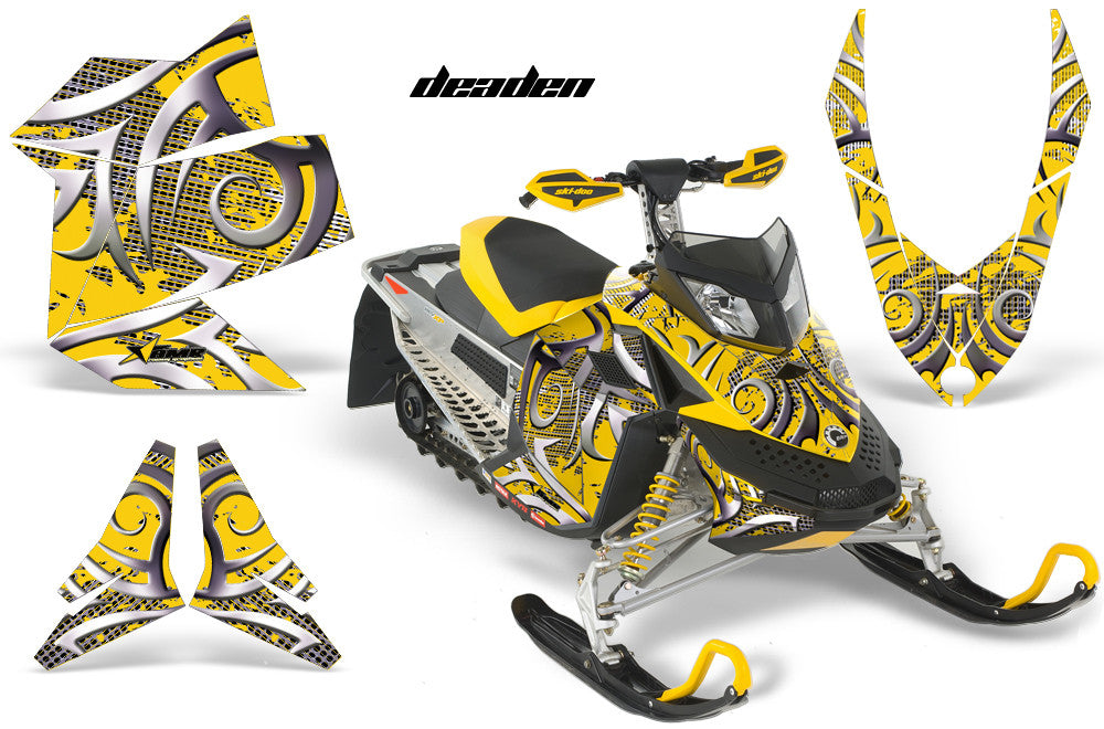 Ski Doo Rev XP Sled Snowmobile Graphic Wrap Kit (2008-2012)