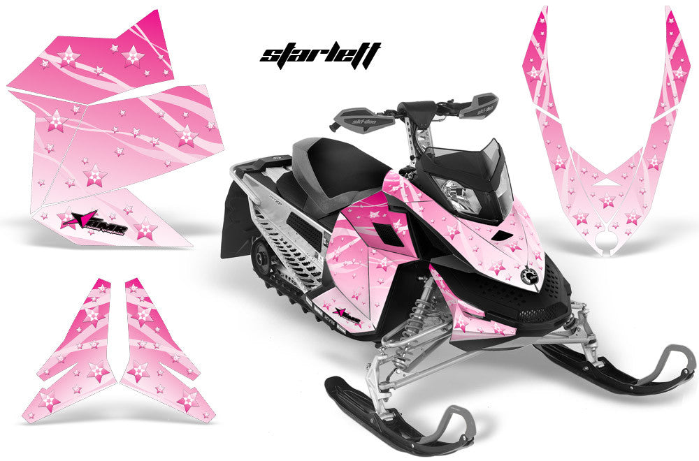 Ski Doo Rev XP Sled Snowmobile Graphic Wrap Kit (2008-2012)