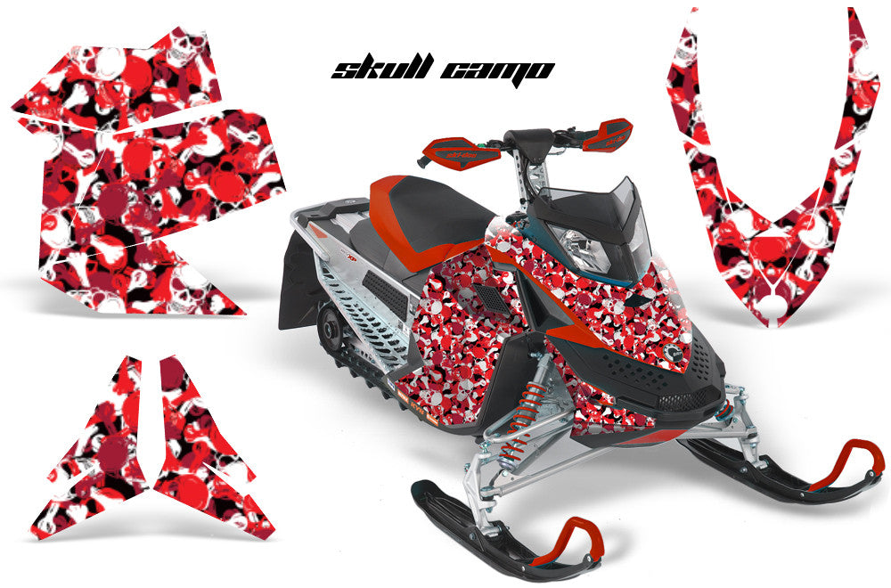 Ski Doo Rev XP Sled Snowmobile Graphic Wrap Kit (2008-2012)