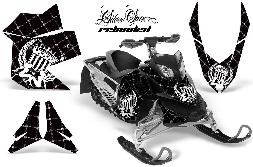 Ski Doo Rev XP Sled Snowmobile Graphic Wrap Kit (2008-2012)