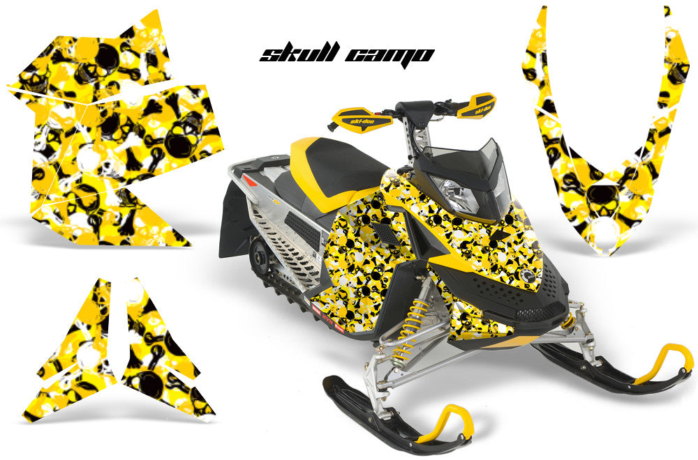 Ski Doo Rev XP Sled Snowmobile Graphic Wrap Kit (2008-2012)