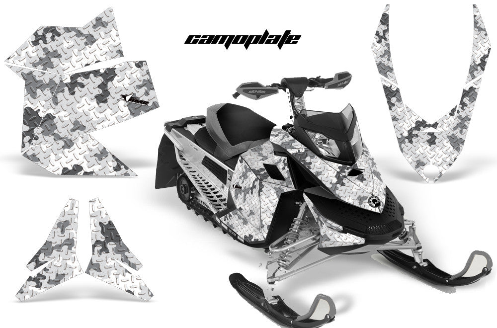 Ski Doo Rev XP Sled Snowmobile Graphic Wrap Kit (2008-2012)