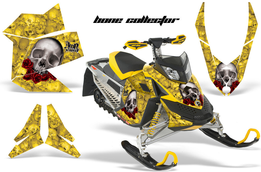 Ski Doo Rev XP Sled Snowmobile Graphic Wrap Kit (2008-2012)