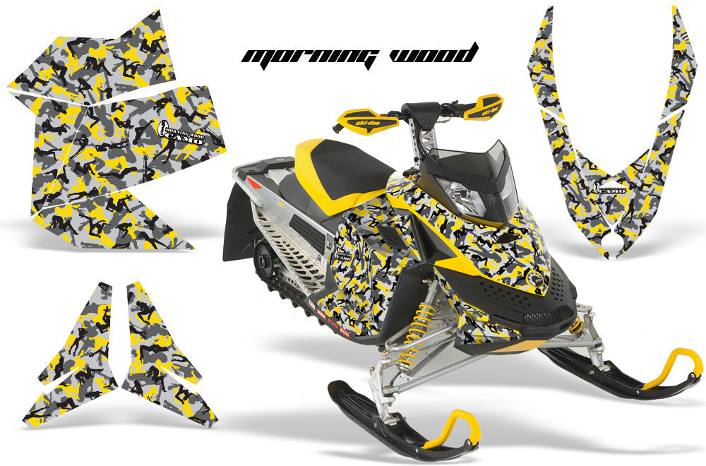 Ski Doo Rev XP Sled Snowmobile Graphic Wrap Kit (2008-2012)
