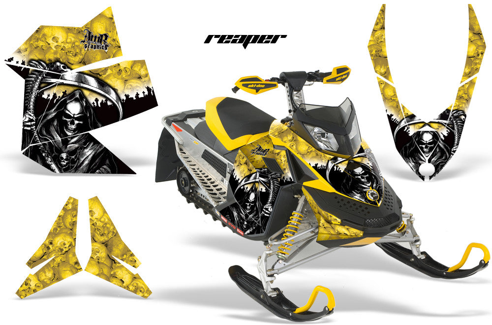 Ski Doo Rev XP Sled Snowmobile Graphic Wrap Kit (2008-2012)