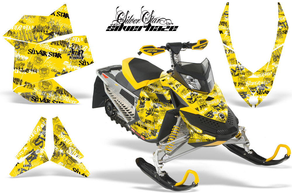 Ski Doo Rev XP Sled Snowmobile Graphic Wrap Kit (2008-2012)