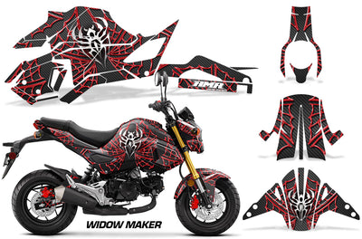 Widow Maker - BLACK background RED design (2017-2018)