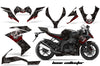 Kawasaki ZX10 Ninja '08-'09 Bone Collector in Black Background