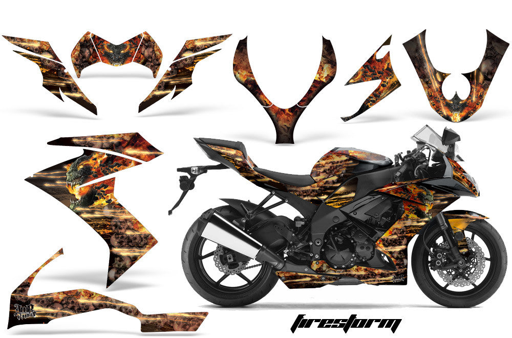 Kawasaki ZX10 Graphics - Invision Artworks Powersports Graphics