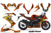 Kawasaki ZX10 Ninja '08-'09 Motorhead in Orange Background