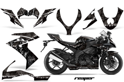 Kawasaki ZX10 Ninja '08-'09 Reaper in Black Background