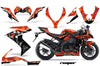 Kawasaki ZX10 Ninja '08-'09 Reaper in Orange Background