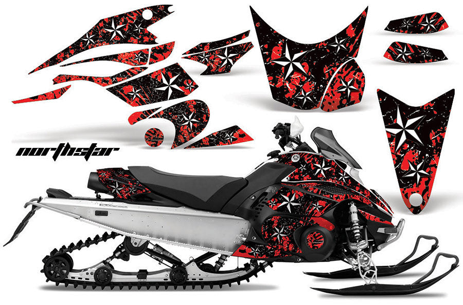 Yamaha FX Nytro (2008-2014) Snowmobile Graphics - Invision Artworks  Powersports Graphics