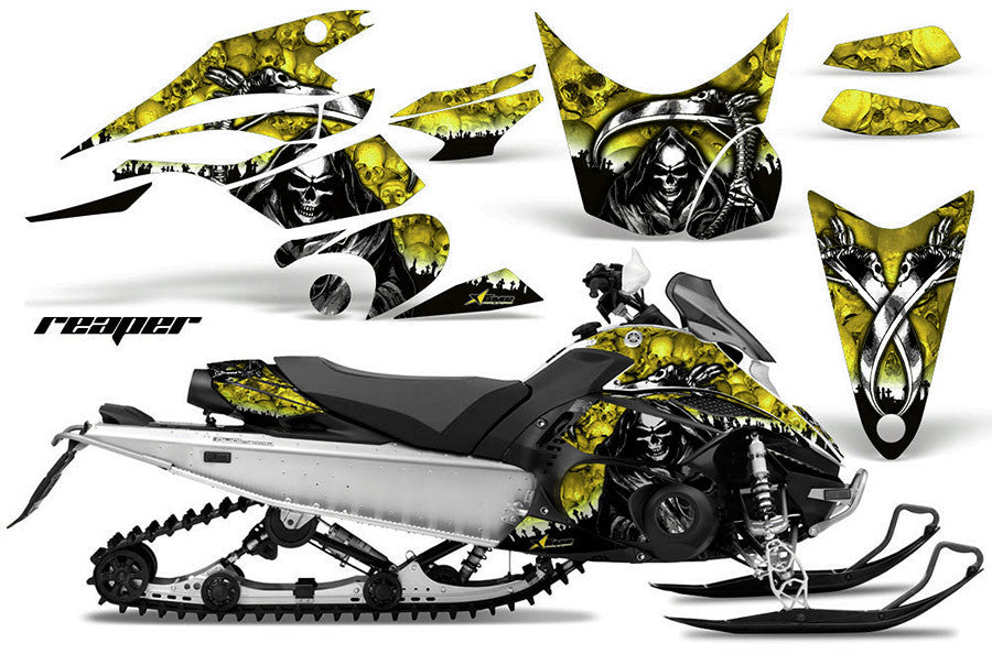 Reaper in Yellow Background