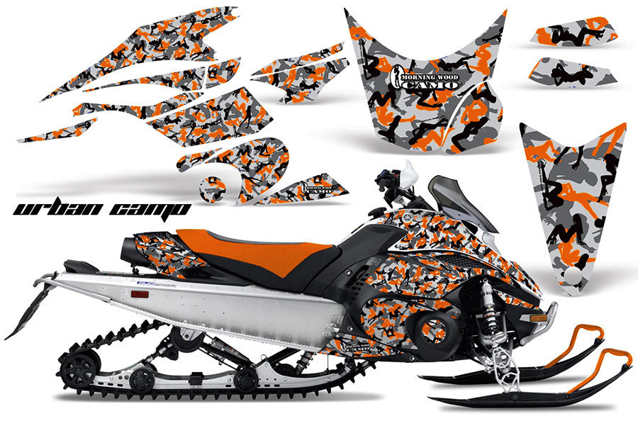 Urban Girl Camo in Orange Design