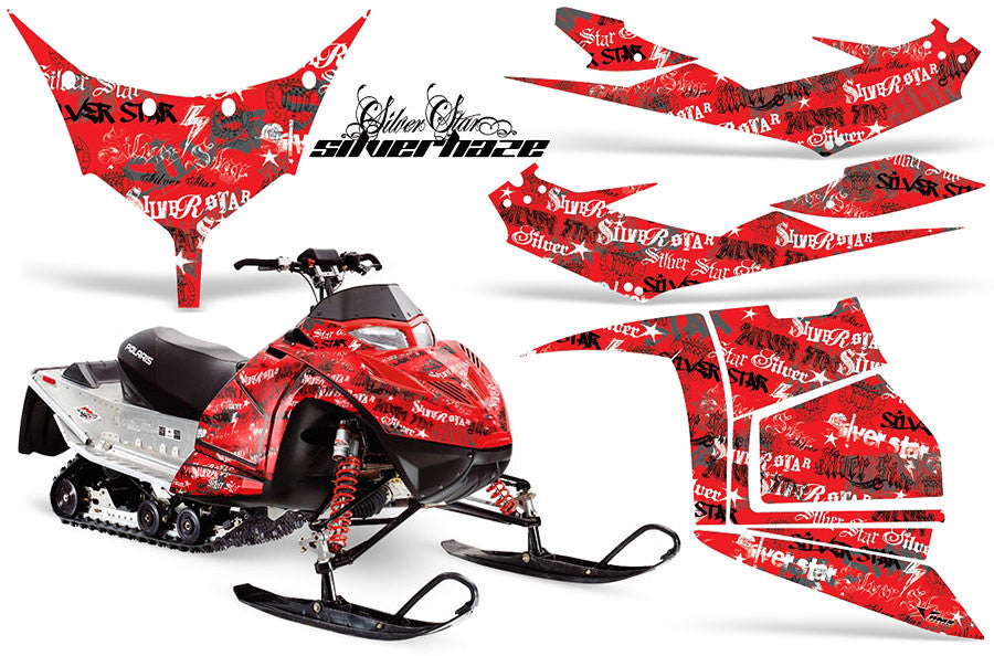 Silver Haze in Red Design