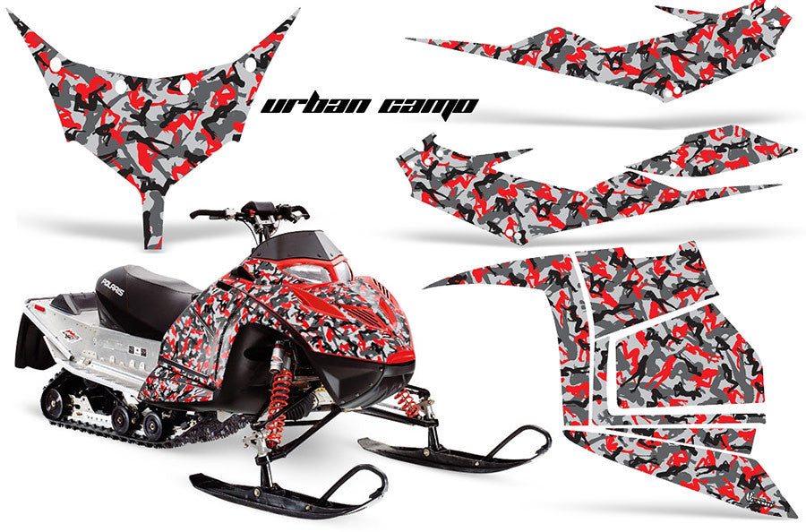 Urban Girl Camo in Red Design