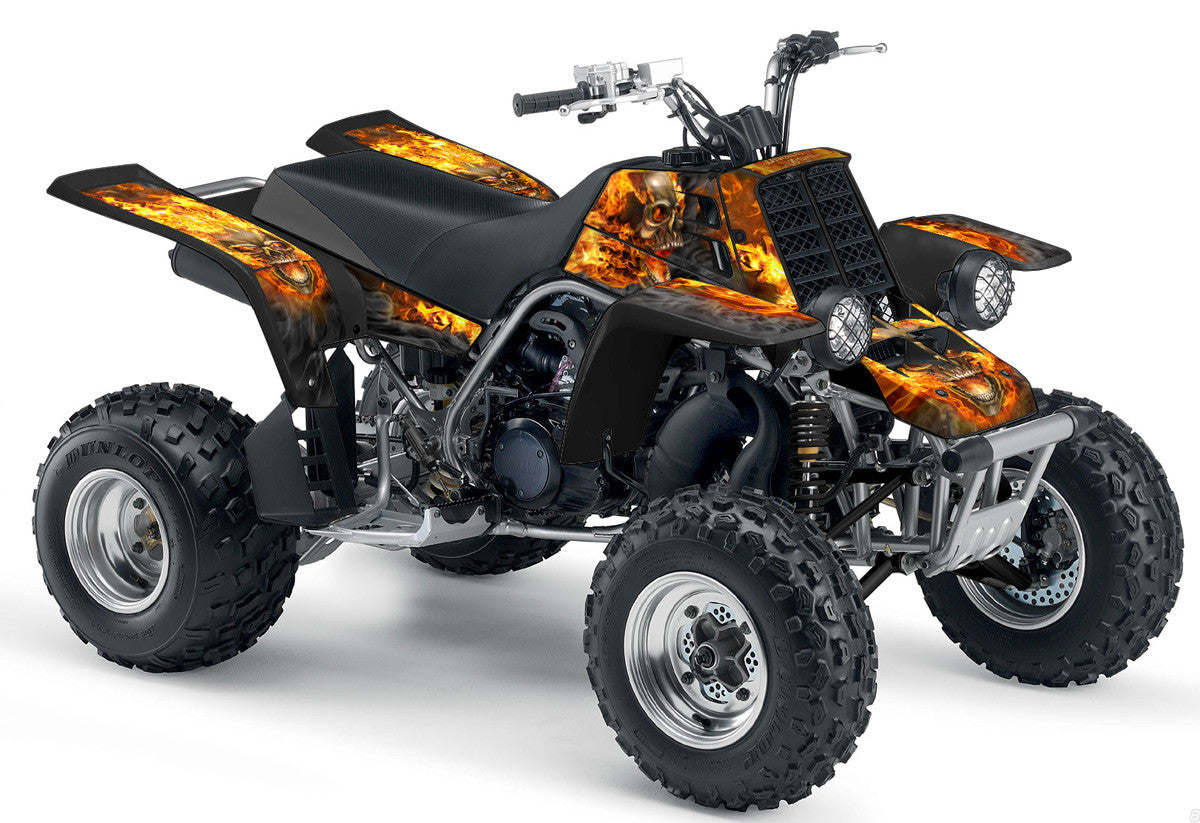 Nitro - Black Background, Natural Fire Design