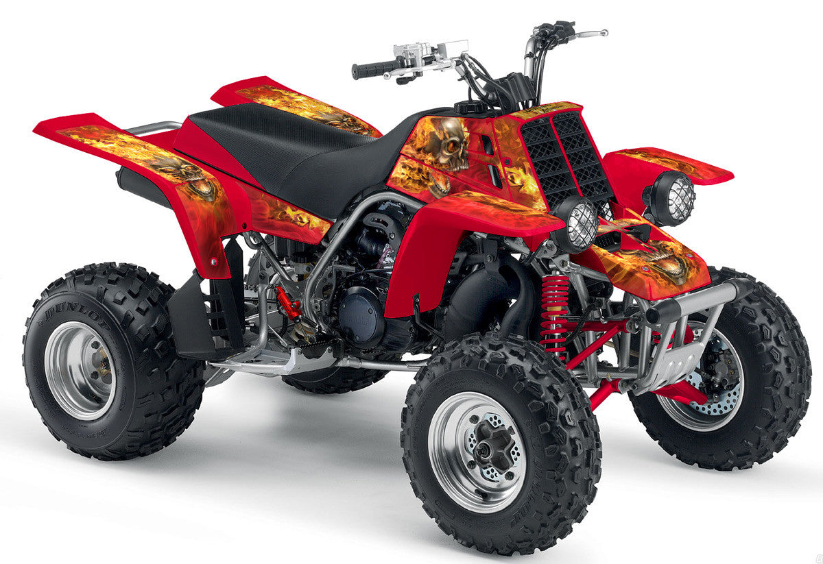 Nitro - Red Background, Natural Fire Design