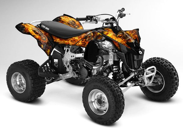 Nitro Black Natural Fire Design