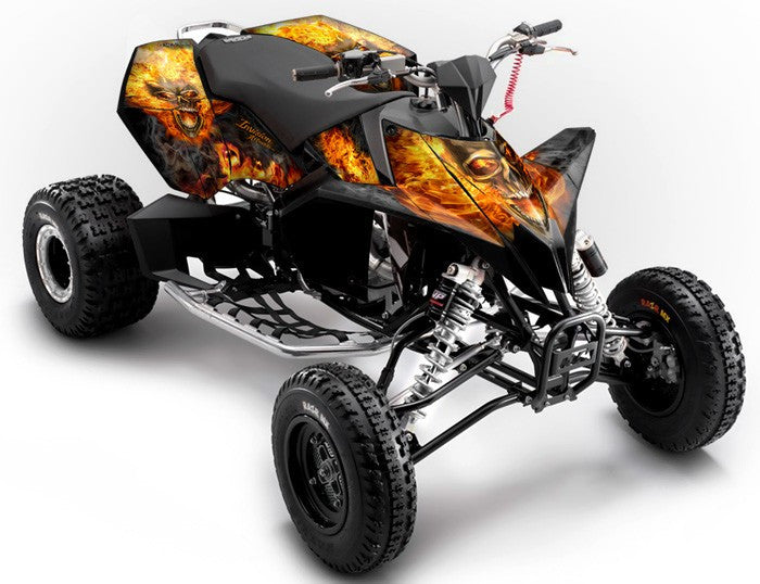 Nitro - Black Background Natural Fire Design