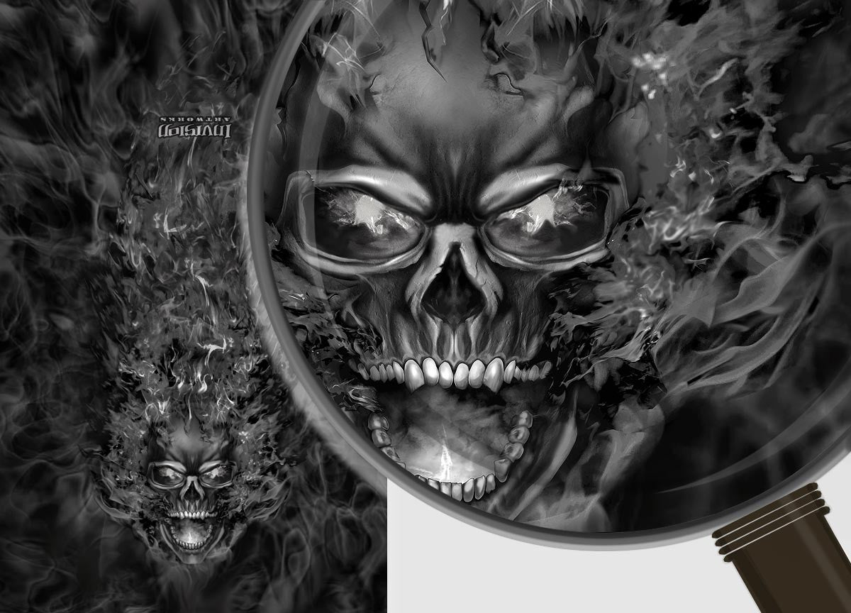 Nitro - Black Background Black Fire