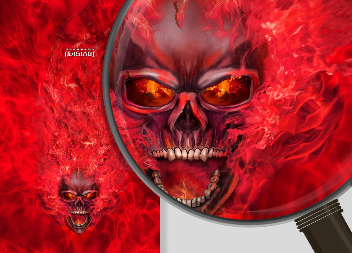 Nitro - Red Background Red Design