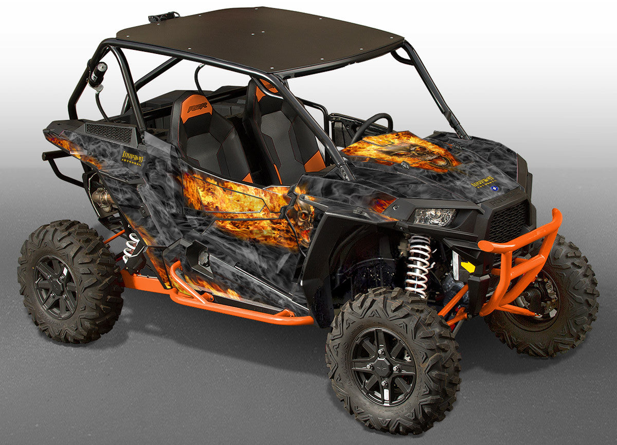 Nitro - Black Background, Natural Fire Design