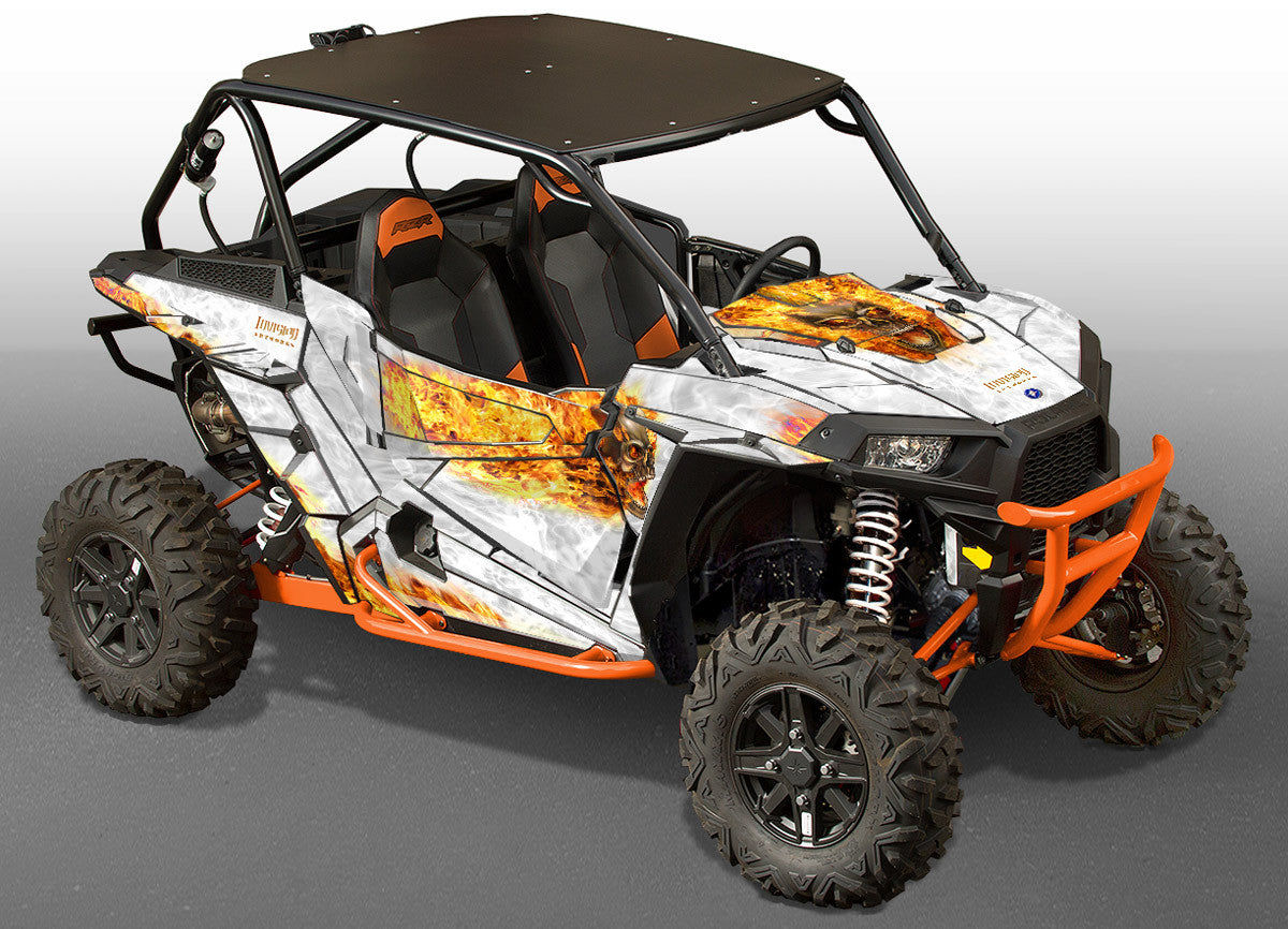 Nitro - White Background, Natural Fire Design