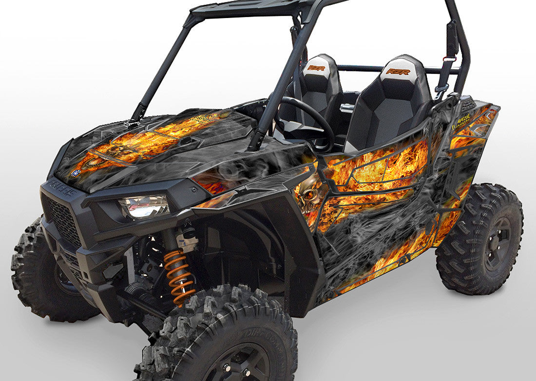 NITRO - Black Background, Natural Fire Design