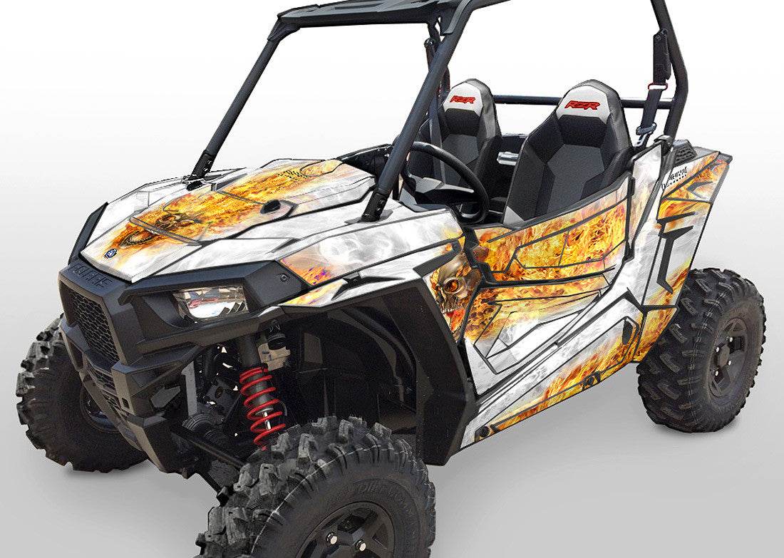 NITRO - White Background, Natural Fire Design