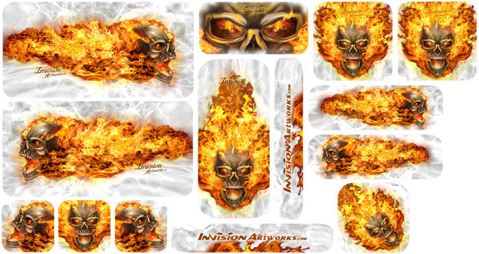 White & Natural Fire Design