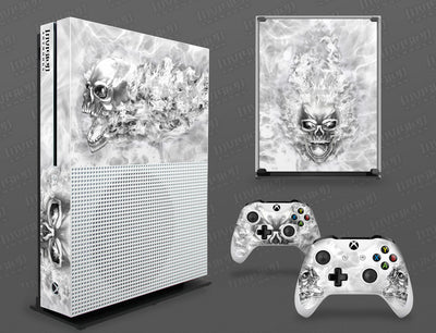 Xbox One S Graphics - Console Skin with 2 Controller Skins - NITRO