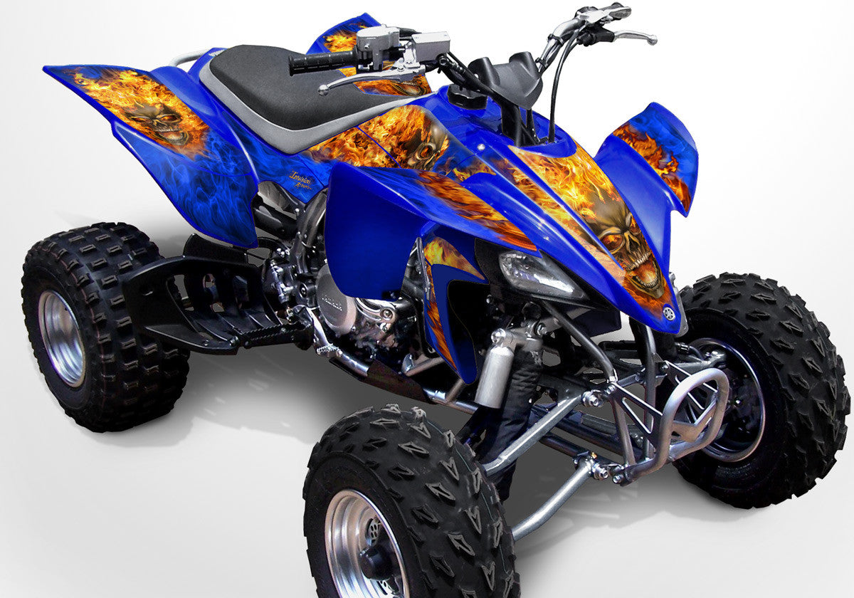 NITRO - Blue Background, Natural Fire Design